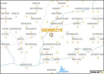 map of Niemarzyn