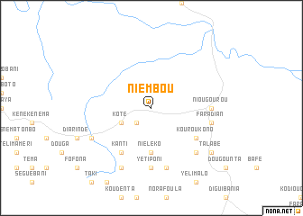 map of Niembou