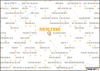 map of Niemczewo