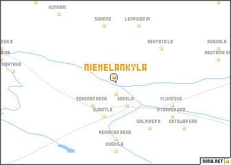 map of Niemelänkylä