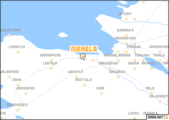 map of Niemelä