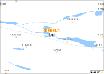 map of Niemelä