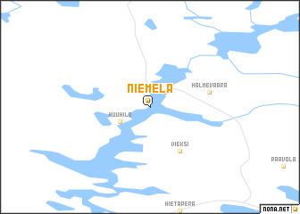 map of Niemelä