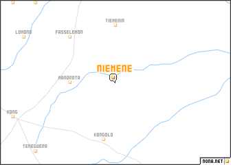 map of Niéméné