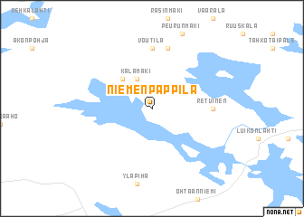 map of Niemenpappila