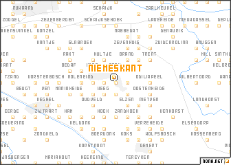 map of Niemeskant