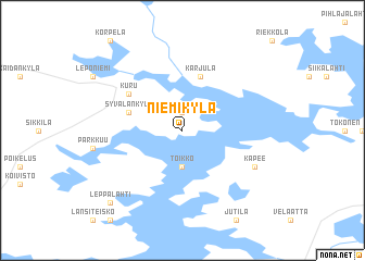 map of Niemikylä