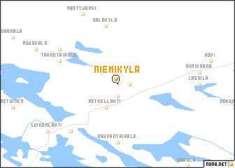 map of Niemikylä