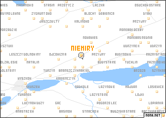 map of Niemiry