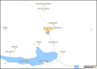 map of Niemi