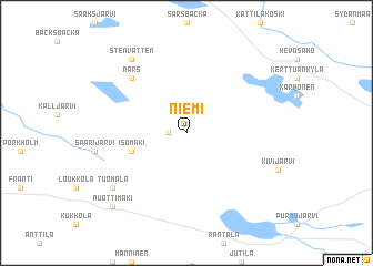 map of Niemi
