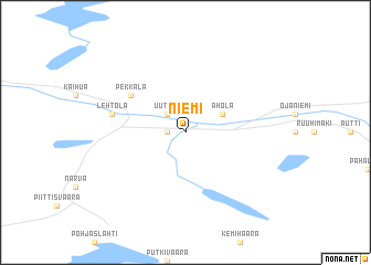 map of Niemi