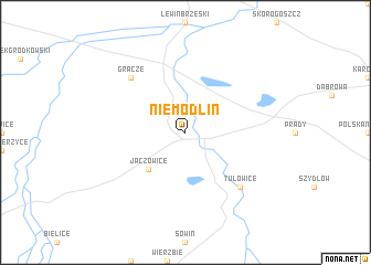 map of Niemodlin