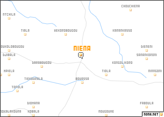 map of Niéna