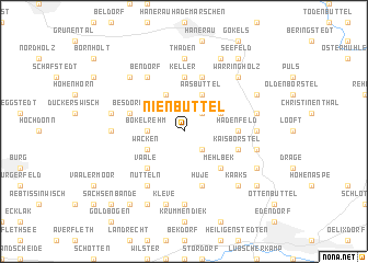 map of Nienbüttel