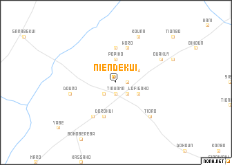 map of Niendékui