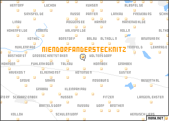 map of Niendorf an der Stecknitz