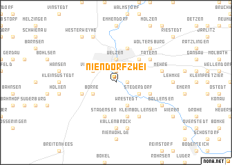 map of Niendorf Zwei