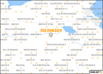 map of Nienhagen