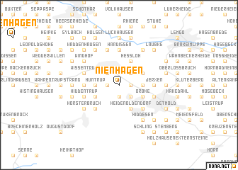 map of Nienhagen