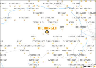 map of Nienhagen