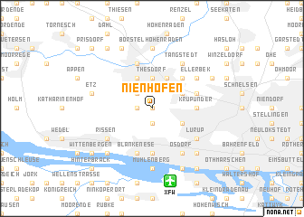 map of Nienhöfen