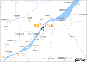 map of Niéniébalé
