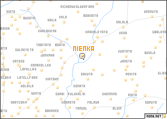 map of Nienka