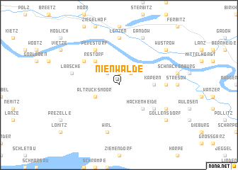 map of Nienwalde