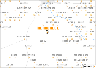 map of Nienwohlde