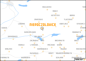 map of Niepoczołowice