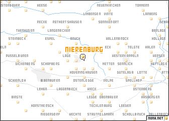 map of Nierenburg