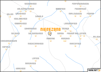 map of Niérézana