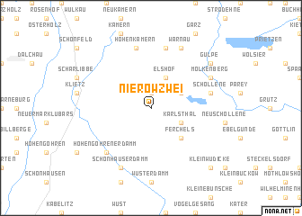 map of Nierow Zwei