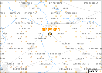 map of Niersken