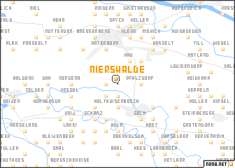 map of Nierswalde