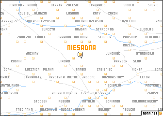 map of Niesadna