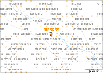 map of Niesaß