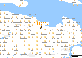 map of Niesgrau