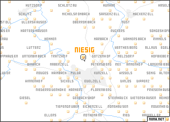 map of Niesig