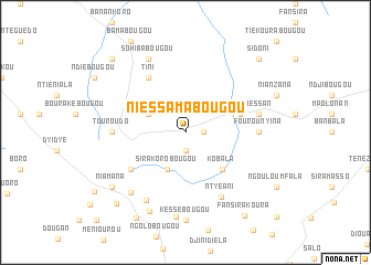 map of Nièssamabougou
