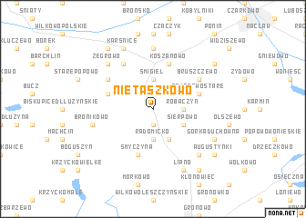 map of Nietąszkowo