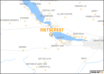 map of Niets Crest