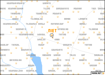 map of Niet