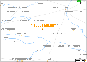 map of Nieul-le-Dolent