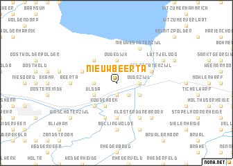 map of Nieuw-Beerta