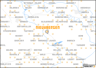 map of Nieuw-Bergen