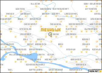 map of Nieuw-Dijk