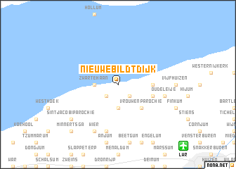 map of Nieuwe Bildtdijk