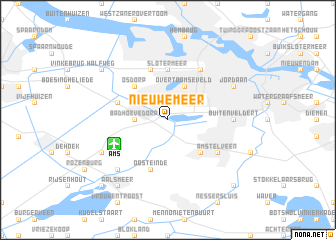 map of Nieuwe Meer